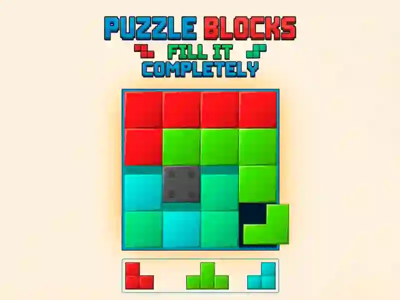 Spēle Puzzle Blocks: Fill It Completely online