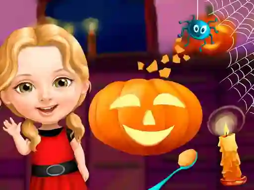 Spēle Sweet Baby Girl Halloween Fun online