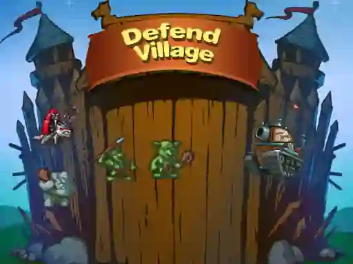 Spēle Defend Village online