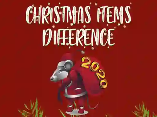 Spēle Christmas Items Differences online