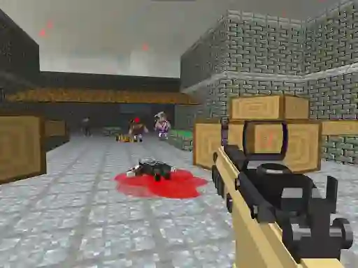 Spēle Pixel Apocalypse Shooting Zombie Garden online