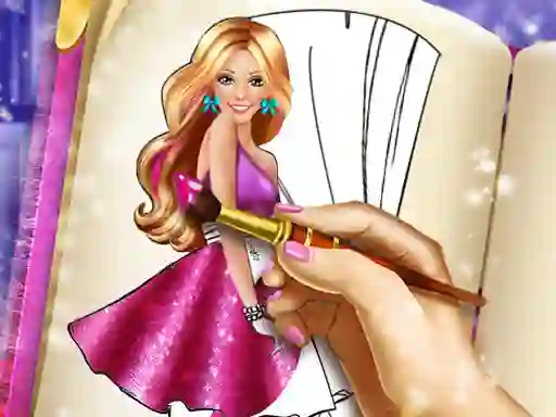 Spēle Doll Coloring Book online