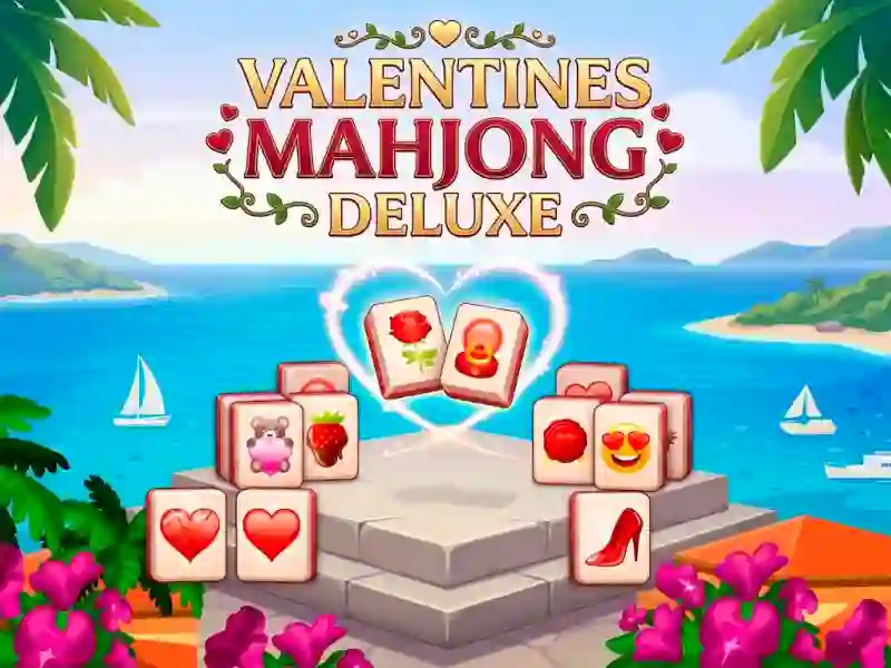 Spēle Valentines Mahjong Deluxe online