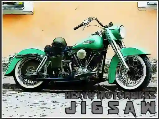 Spēle Heavy Motorbikes Jigsaw online