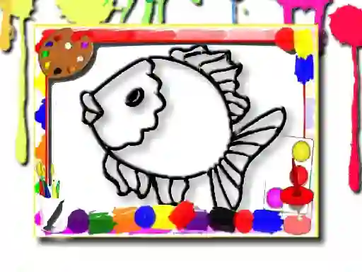 Spēle Fish Coloring Book online