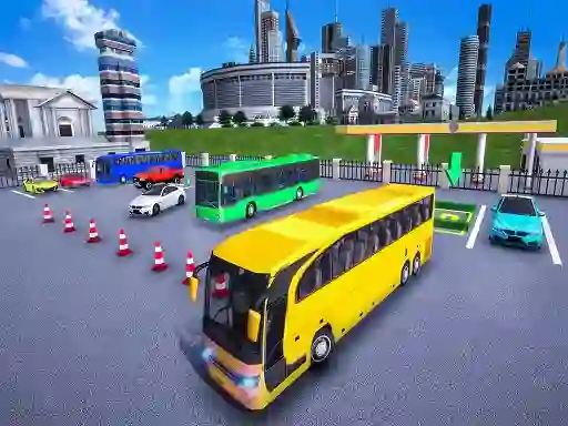 Spēle City Coach Bus Parking Adventure Simulator 2020 online