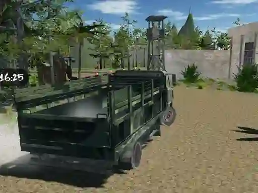 Spēle Offroad Truck Army Driving online