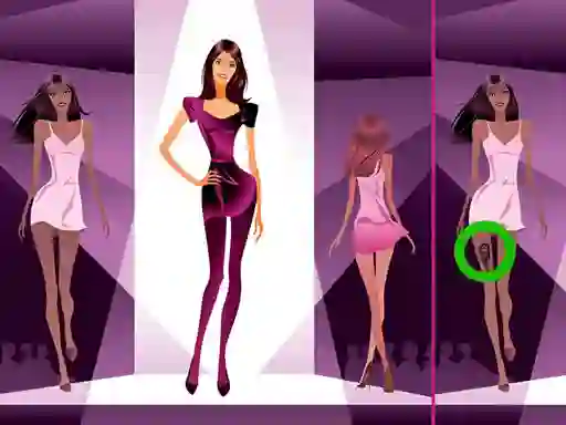 Spēle Fashion Models Differences online