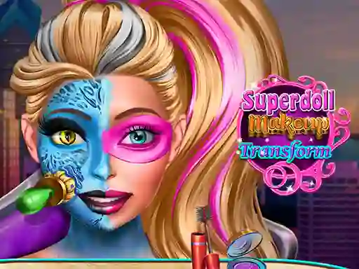 Spēle Super Doll Makeup Transform online
