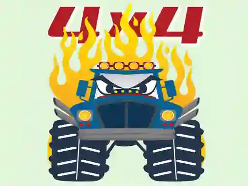 Spēle Monster Trucks Coloring Pages online