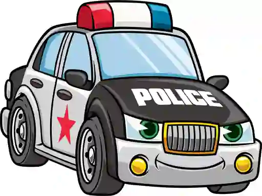 Spēle Cartoon Police Cars online