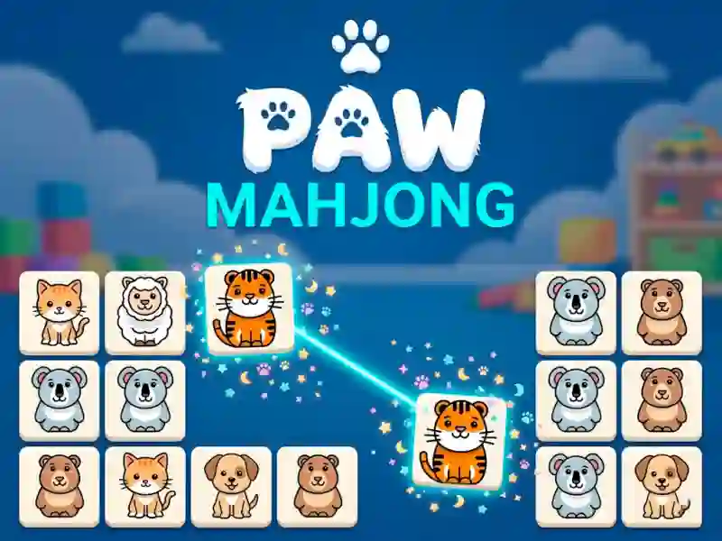 Spēle Paw Mahjong online