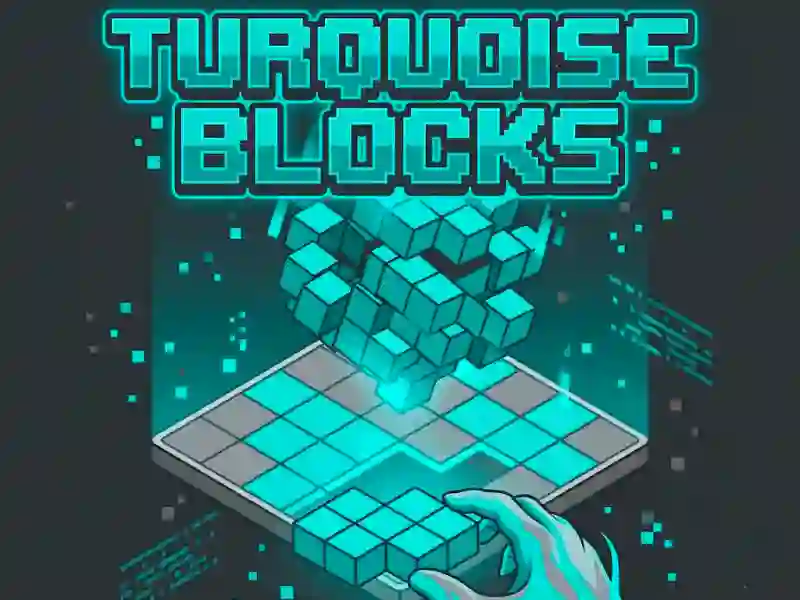 Spēle Turquoise Blocks online