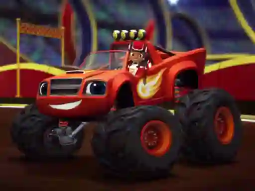 Spēle Blaze Monster Trucks Hidden Stars online