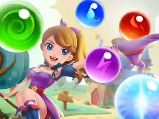Spēle Magical Saga Bubble Witch Shooter online