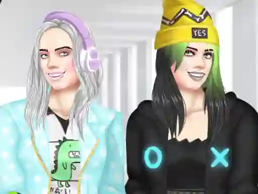 Spēle Billie Eilish Makeover online