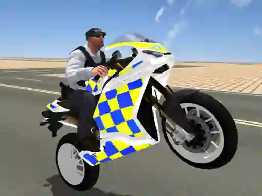 Spēle Super Stunt Police Bike Simulator 3D online