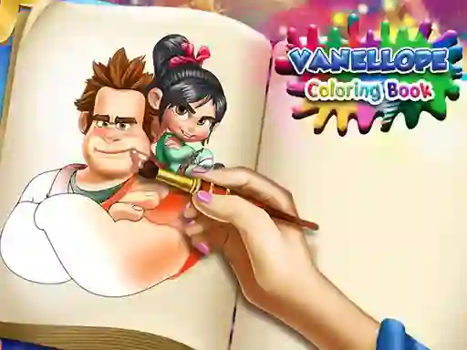 Spēle Vanellope Coloring Book online