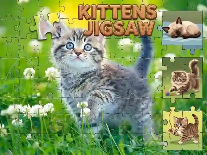 Spēle Kittens Jigsaw online