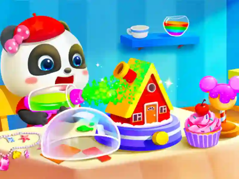 Spēle Baby Panda Kids Crafts DIY online