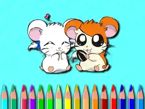Spēle Hamster Coloring Book online