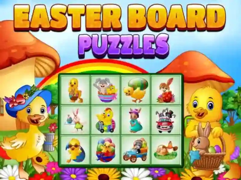 Spēle EASTER BOARD PUZZLES online