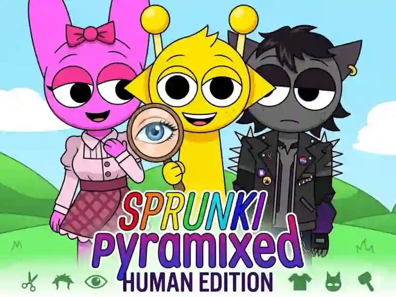 Spēle Sprunki Pyramixed: Human Edition online