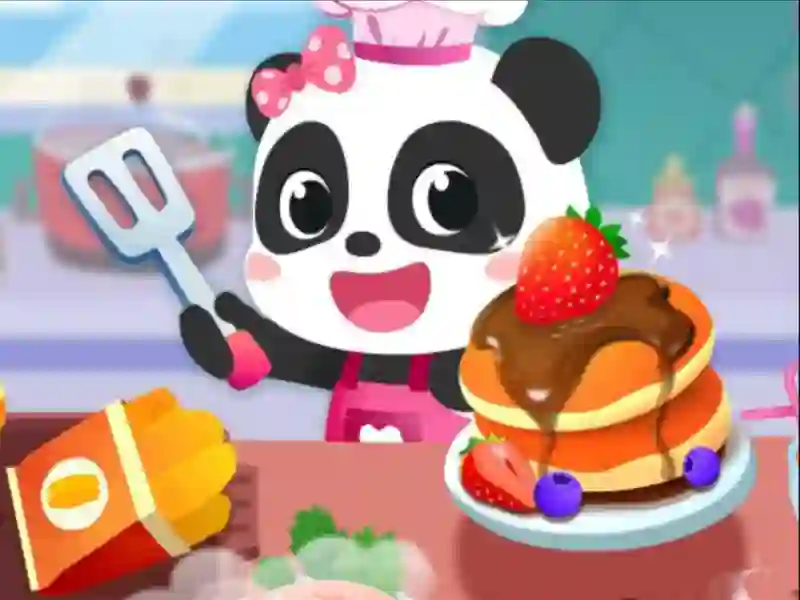 Spēle Baby Panda Breakfast Cooking online