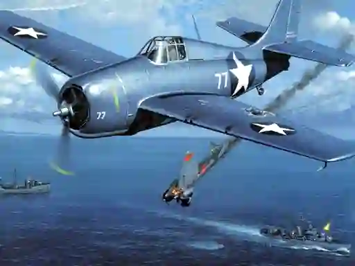 Spēle Aviation Art Air Combat Puzzle online