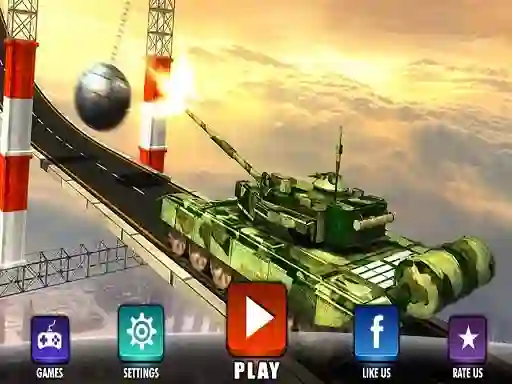 Spēle Impossible Army Tank Driving Simulator Tracks online