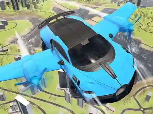 Spēle Real Sports Flying Car 3d online