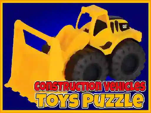 Spēle Construction Vehicles Toys Puzzle online