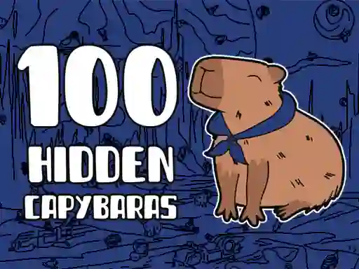Spēle 100 Hidden Capybaras online