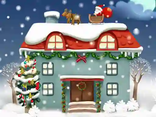 Spēle Christmas Rooms Differences online