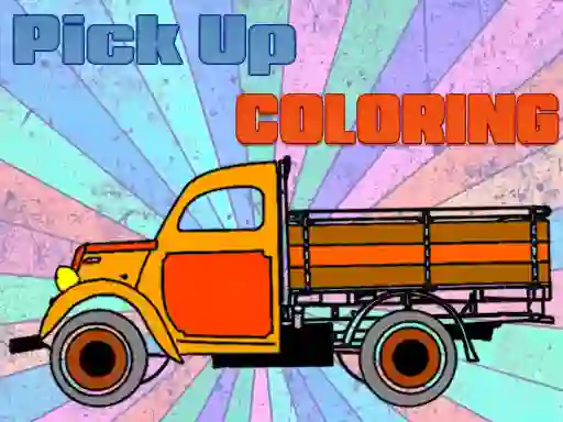 Spēle Pick Up Trucks Coloring online