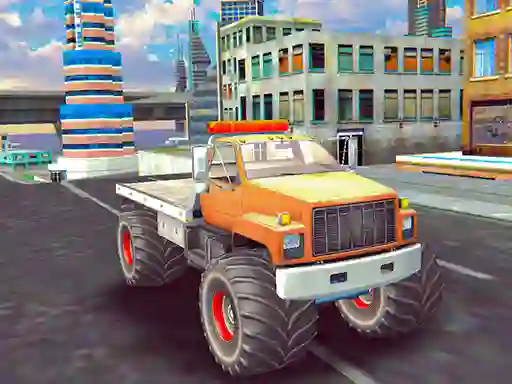 Spēle Monster Truck Stunts Free Jeep Racing online