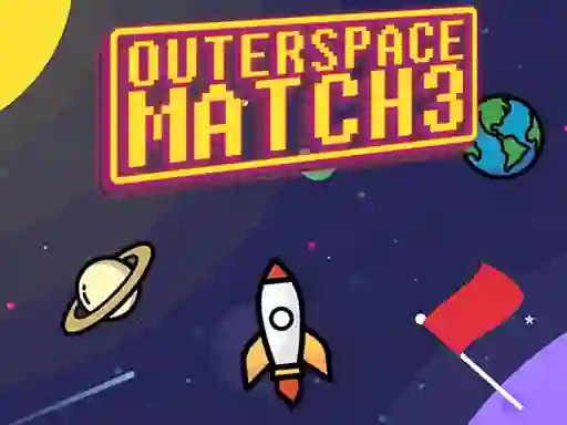 Spēle Outerspace Match 3 online