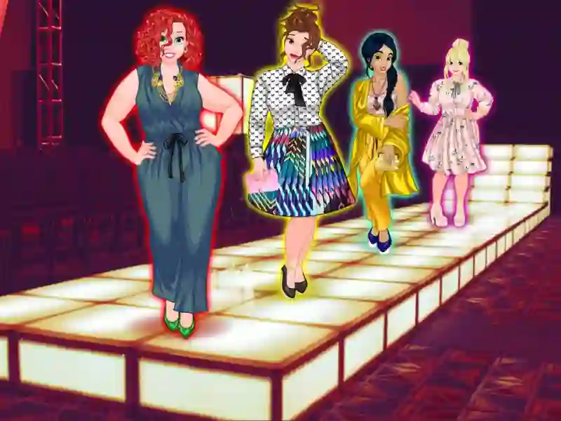 Spēle Princesses Runway Plus online