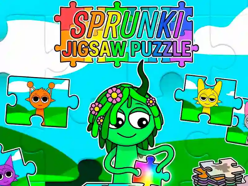 Spēle Sprunki Jigsaw Puzzle online