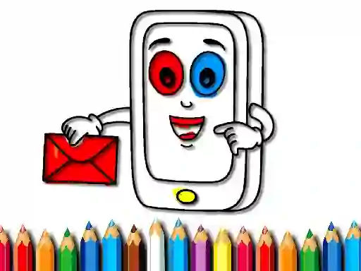 Spēle Mobile Phone Coloring Book online
