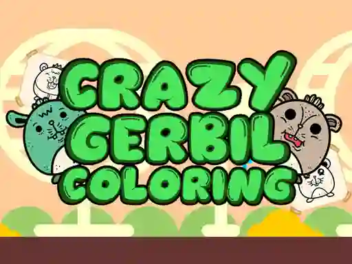 Spēle Crazy Gerbil Coloring online