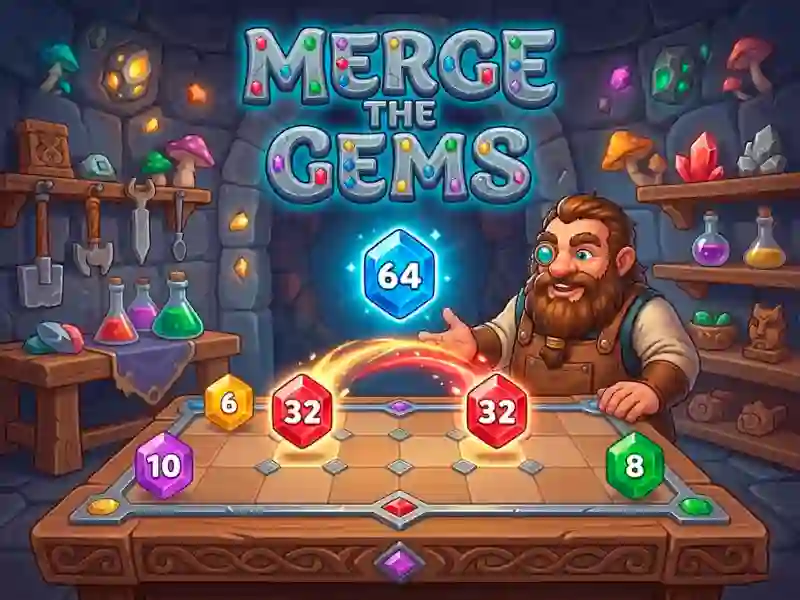 Spēle Merge the Gems online