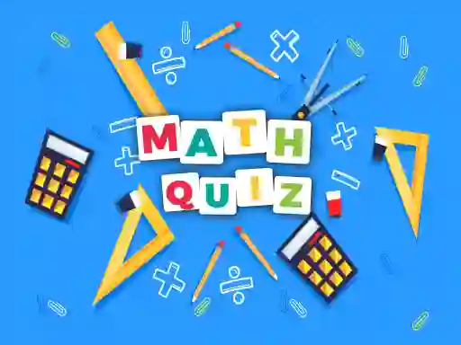 Spēle Math Quiz Game online