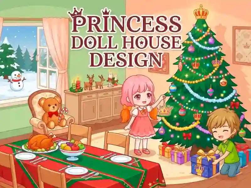 Spēle Princess Doll House Design online