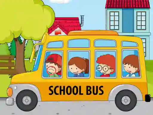 Spēle School Bus Differences online