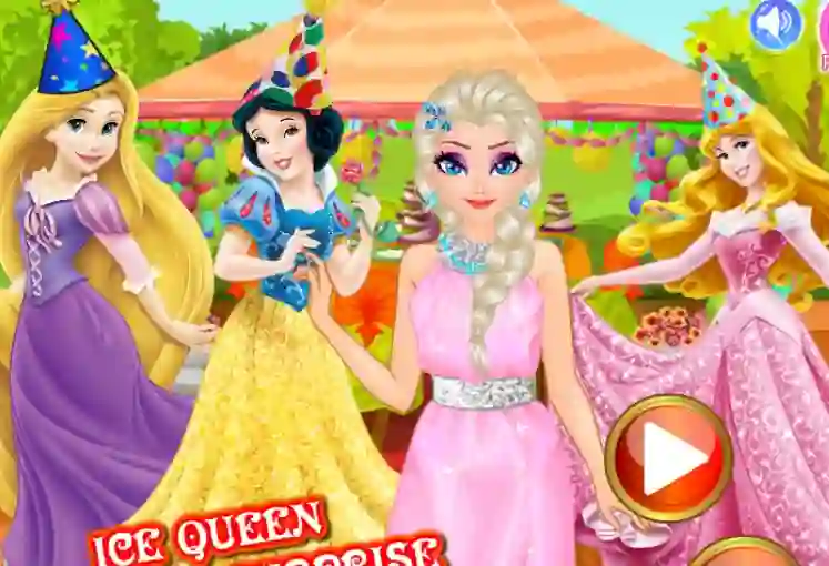 Spēle Ice Queen Birthday Surprise online