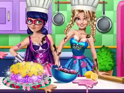 Spēle SuperHero Cooking Contest online