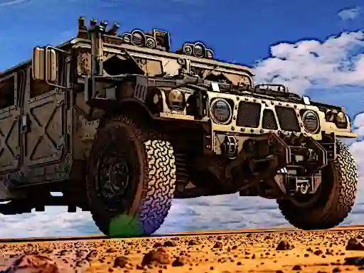 Spēle Military Transport Vehicle online