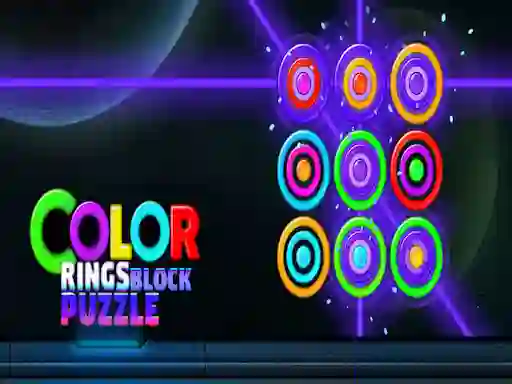 Spēle Color Rings Block Puzzle online