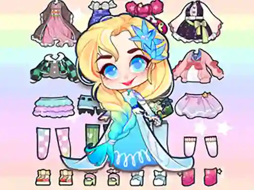 Spēle Hair Doll Dress Up World online
